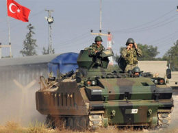 Турки громят сирийскую армию под девизом "Мы только начали". По всей видимости, это такой ответ на "Можем повторить"